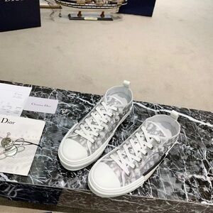 Dior White and Gray Women's Sneakers